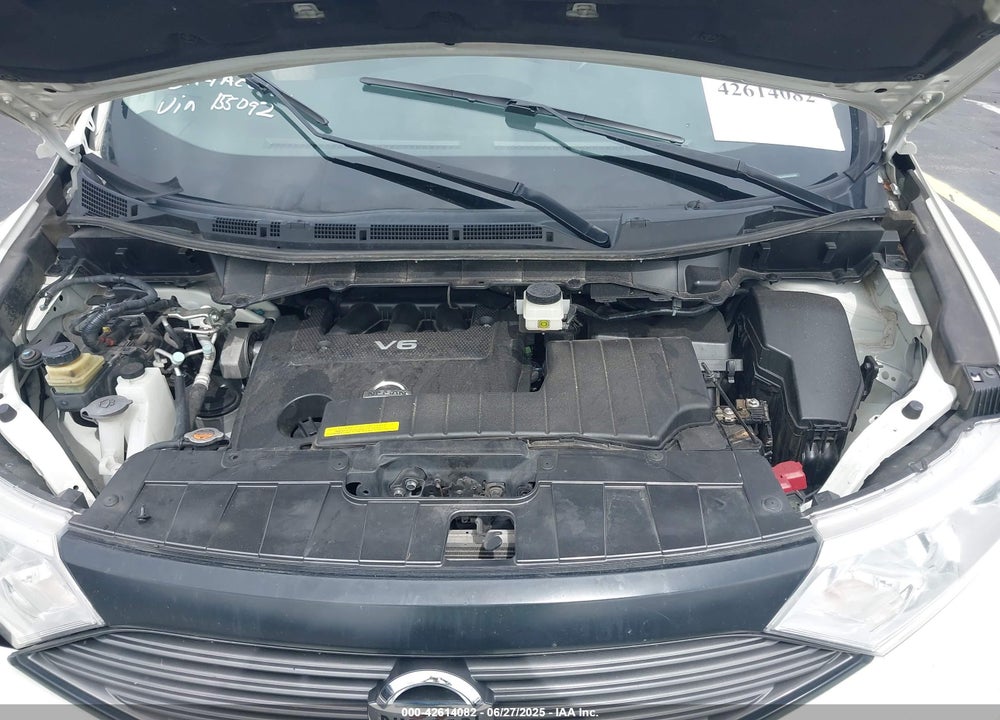 2016 NISSAN QUEST VIN: JN8AE2KP6G9155092