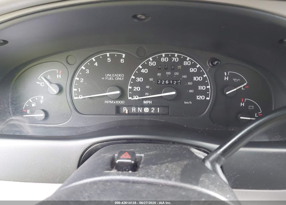 1996 FORD EXPLORER VIN: 1FMDU34X3TUA12716