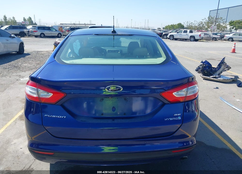 2013 FORD FUSION HYBRID VIN: 3FA6P0LU8DR157291