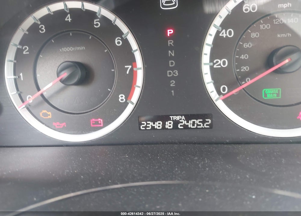 2009 HONDA ACCORD VIN: 1HGCP263X9A074122