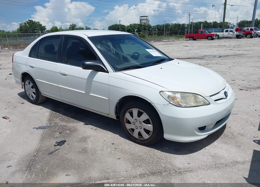 2005 HONDA CIVIC LX VIN: 2HGES16515H623561