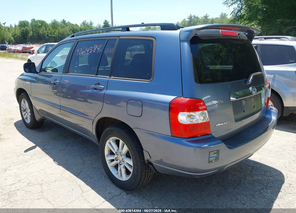 2006 TOYOTA HIGHLANDER HYBRID LIMITED V6 VIN: JTEEW21A860012439