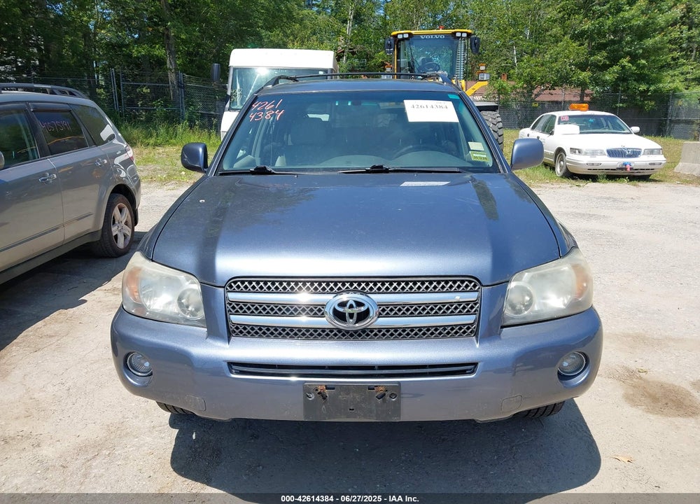 2006 TOYOTA HIGHLANDER HYBRID LIMITED V6 VIN: JTEEW21A860012439