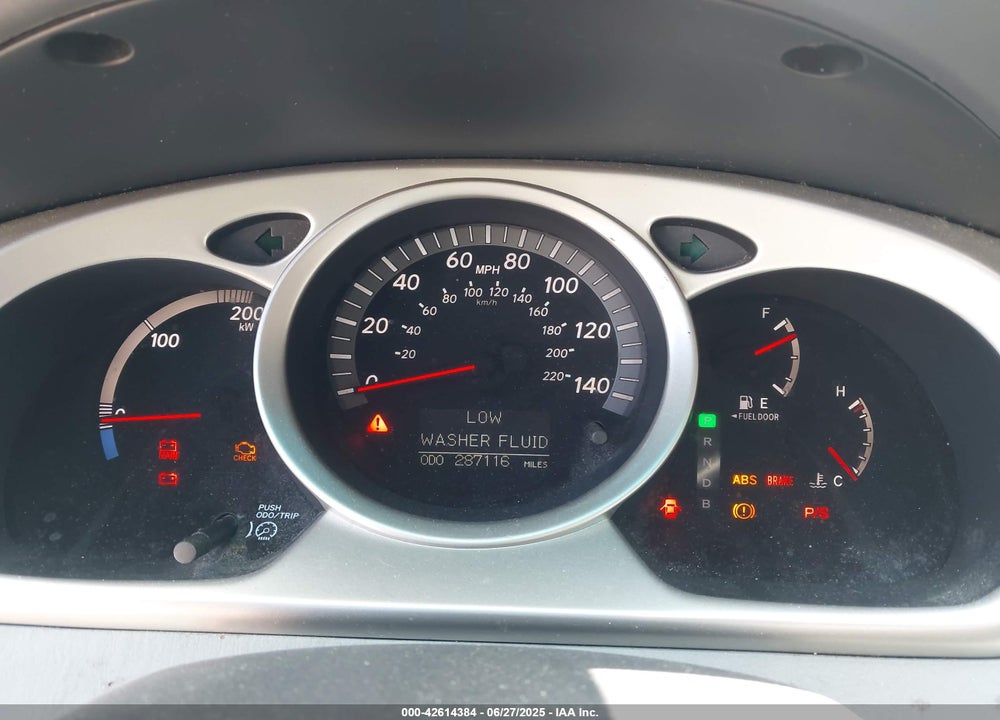 2006 TOYOTA HIGHLANDER HYBRID LIMITED V6 VIN: JTEEW21A860012439