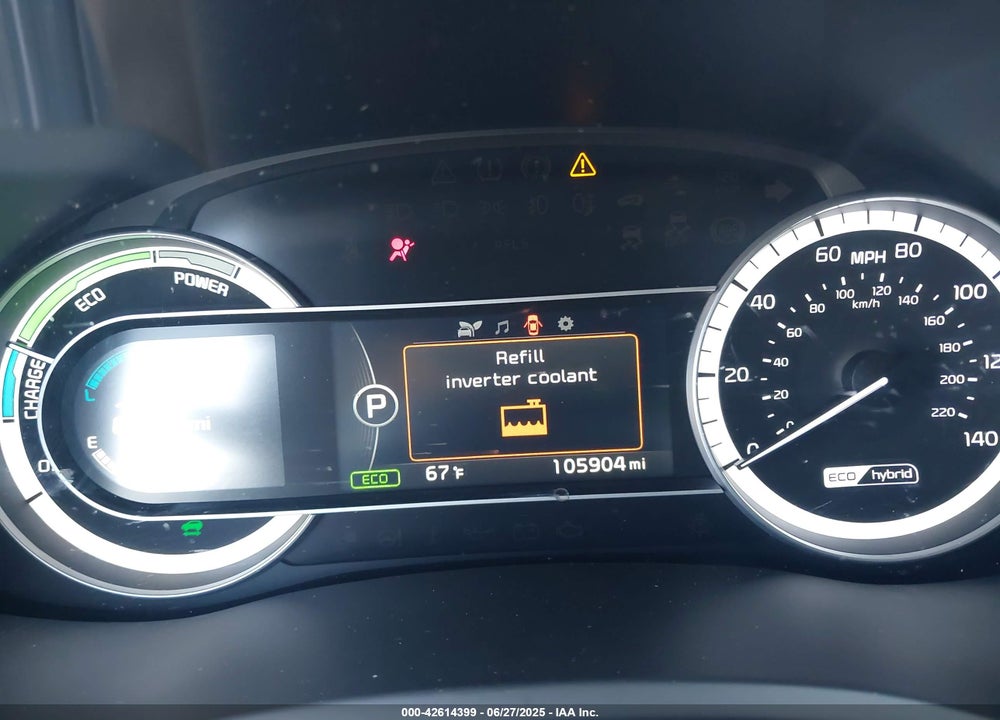 2017 KIA NIRO LX VIN: KNDCB3LC2H5104079