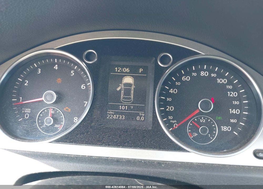 2011 VOLKSWAGEN CC VIN: WVWHP7AN1BE701508