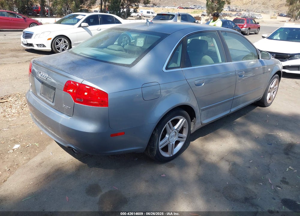 2008 AUDI A4 VIN: WAUAF78E28A041678