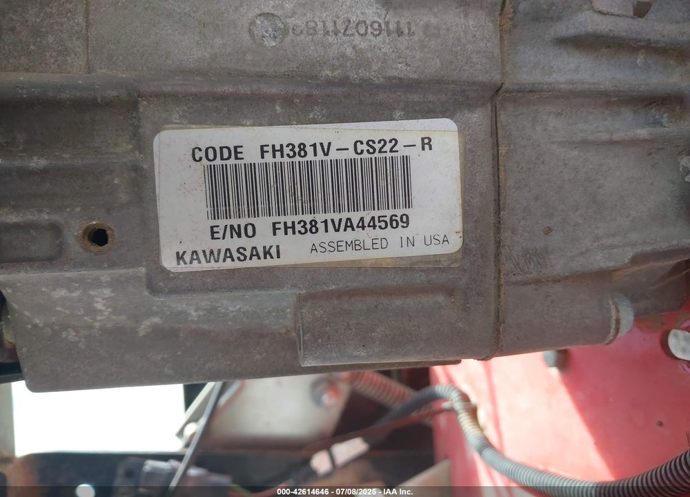2000 KAWASAKI PREMIER SERIES ENCOR VIN: 00000FH381VA44569