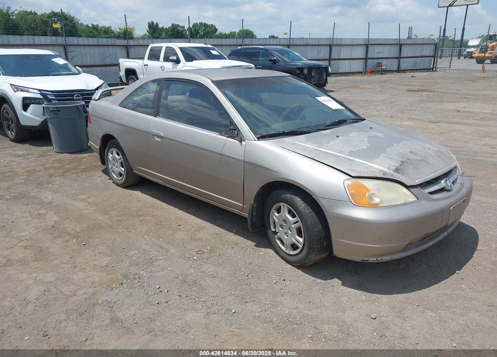 2002 HONDA CIVIC LX VIN: 1HGEM22592L030311
