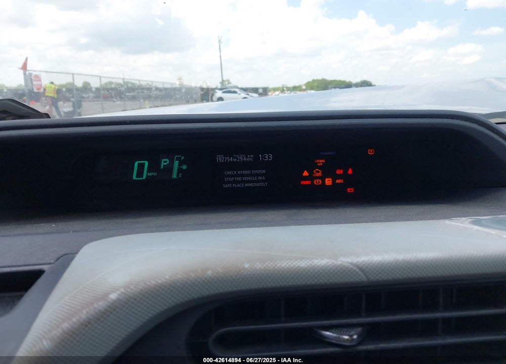2012 TOYOTA PRIUS C VIN: JTDKDTB33C1517362