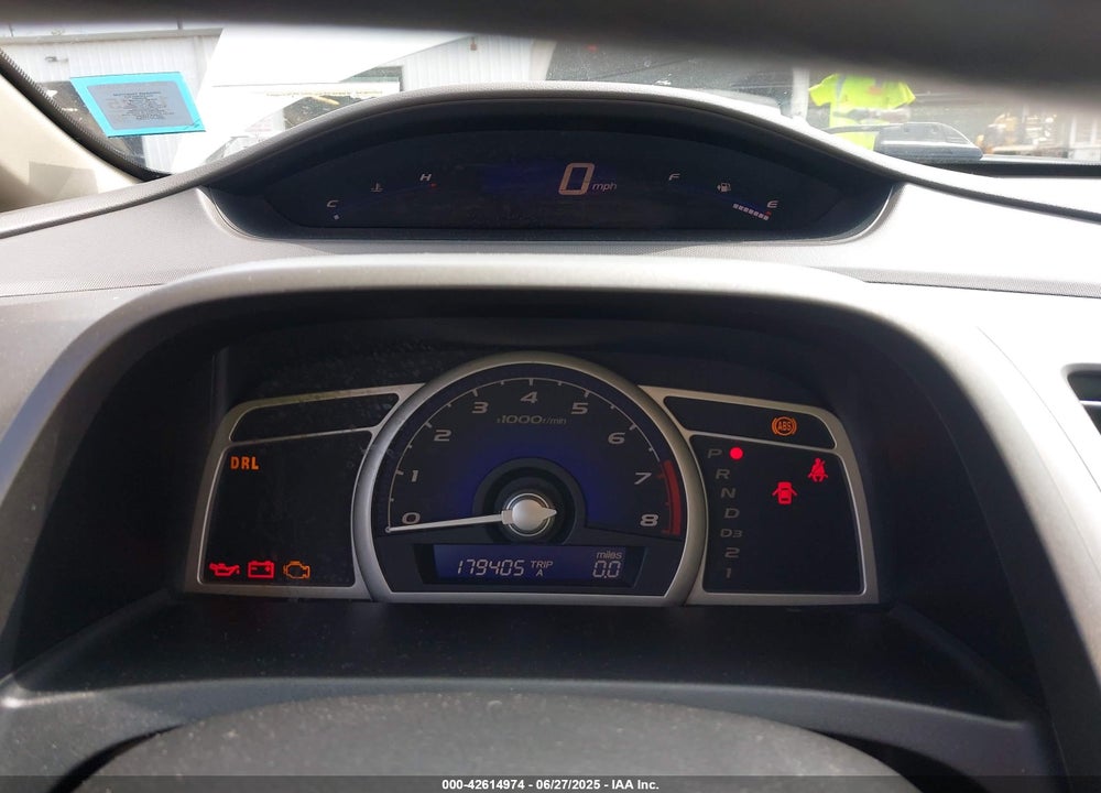 2009 HONDA CIVIC VIN: 2HGFA16849H534607