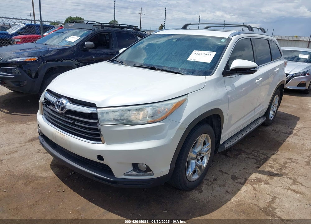 2016 TOYOTA HIGHLANDER VIN: 5TDYKRFH8GS122787