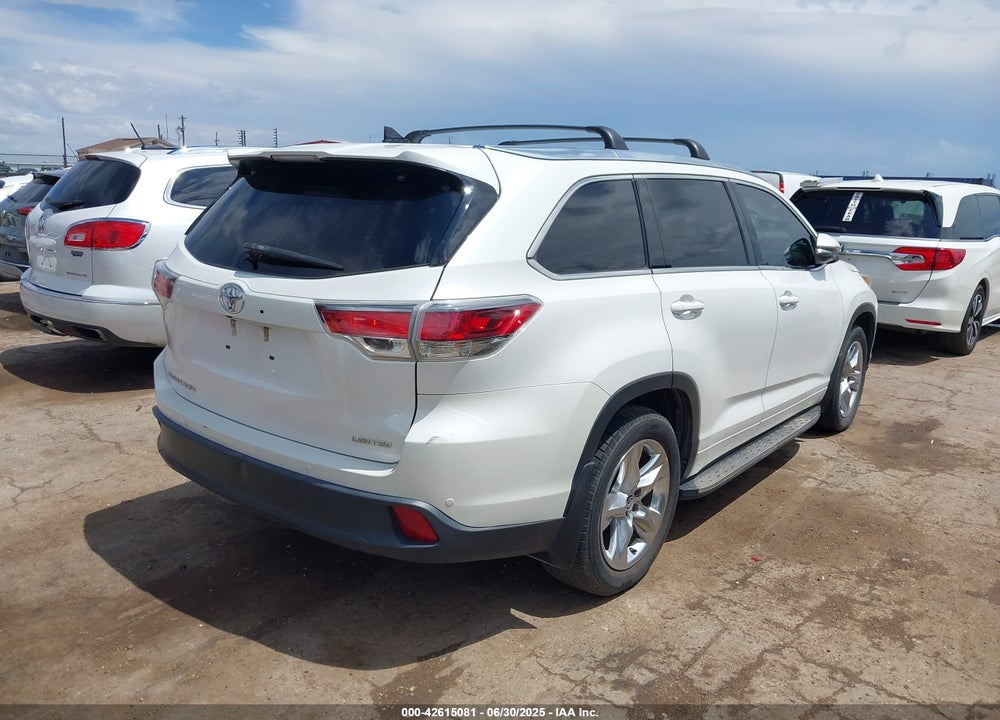 2016 TOYOTA HIGHLANDER VIN: 5TDYKRFH8GS122787