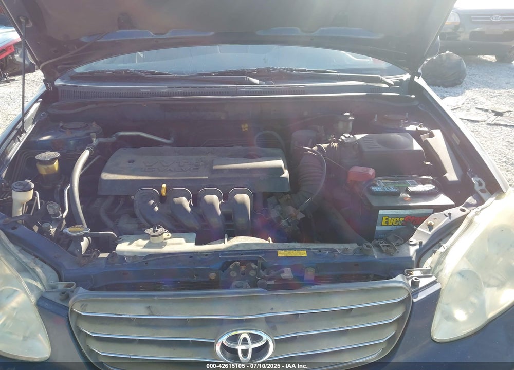 2003 TOYOTA COROLLA LE VIN: JTDBR38E132004924