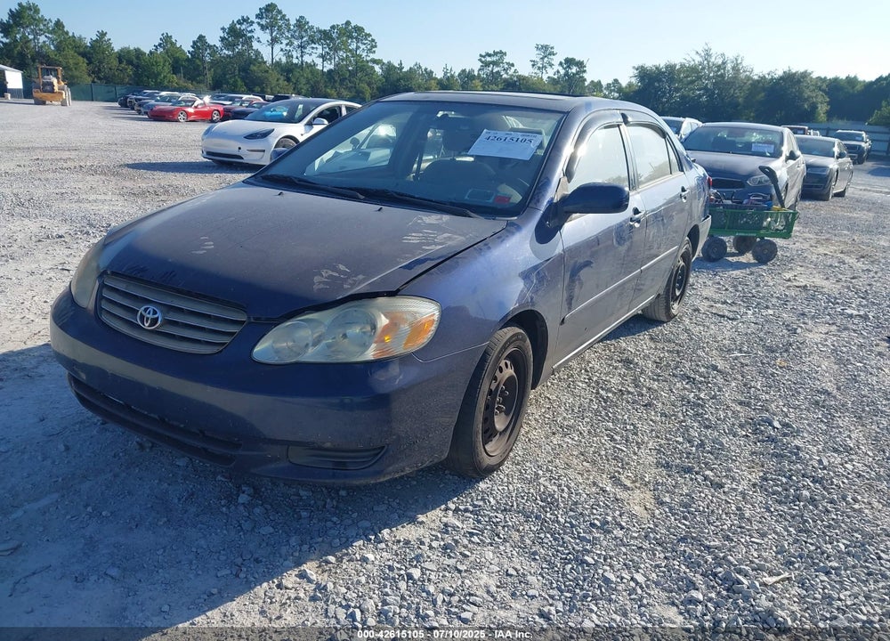 2003 TOYOTA COROLLA LE VIN: JTDBR38E132004924