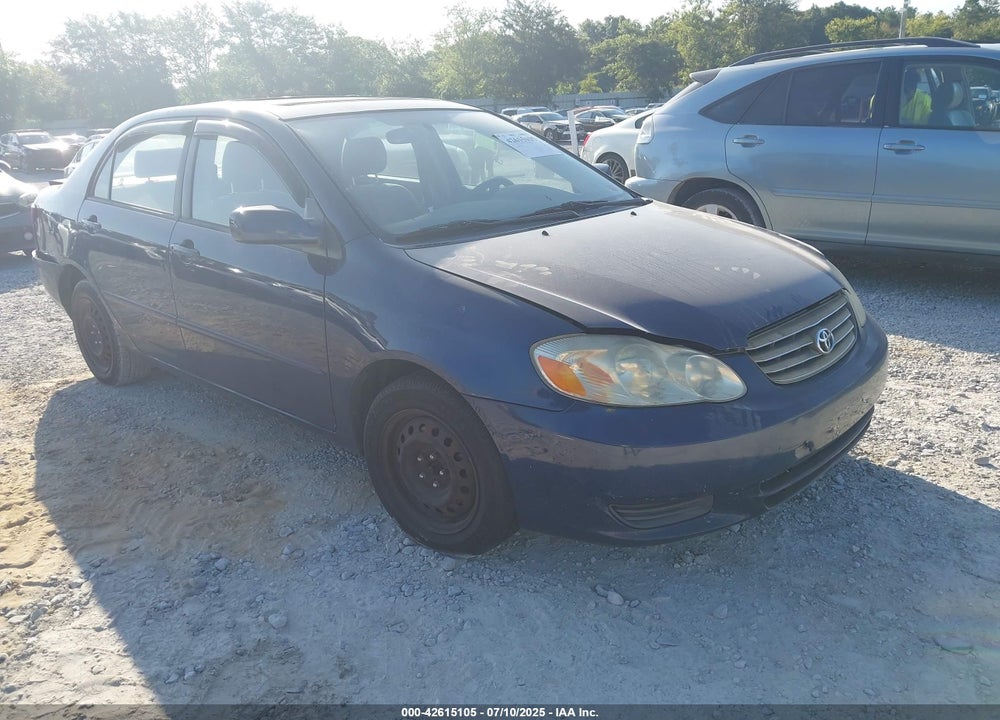 2003 TOYOTA COROLLA LE VIN: JTDBR38E132004924