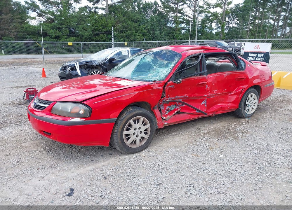 2001 CHEVROLET IMPALA VIN: 2G1WF52EX19264986