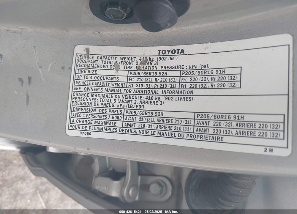 2001 TOYOTA AVALON XL VIN: 4T1BF28B71U131330