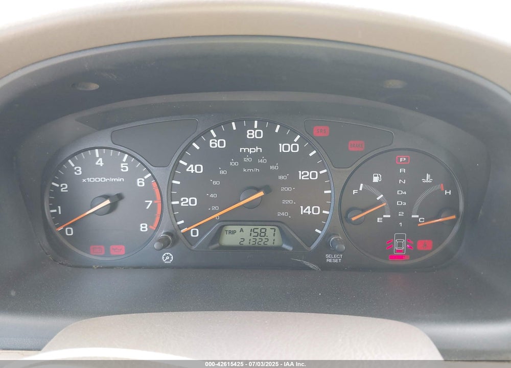 2001 HONDA ACCORD VALUE PACKAGE VIN: 1HGCF86601A031493