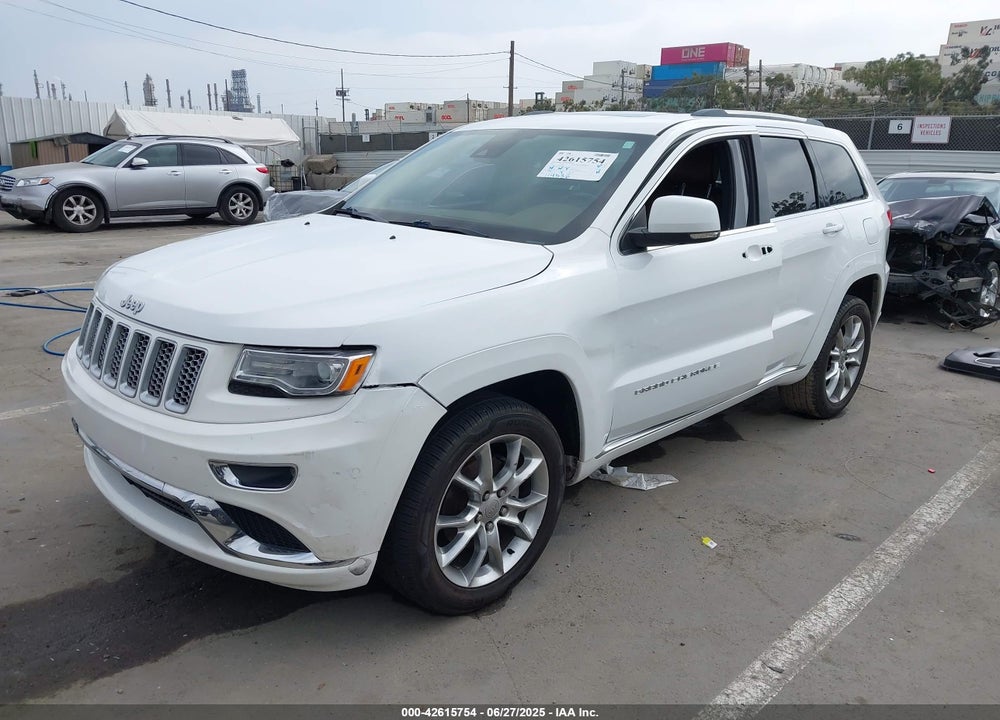 2016 JEEP GRAND CHEROKEE SUMMIT VIN: 1C4RJFJG6GC306129