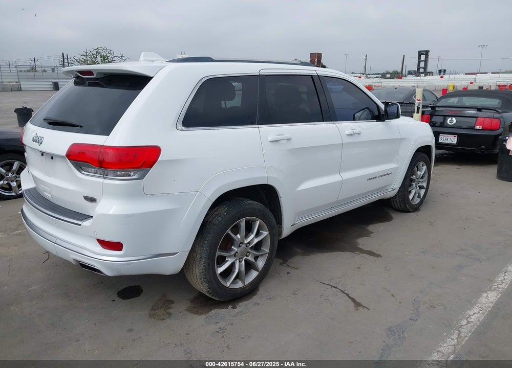 2016 JEEP GRAND CHEROKEE SUMMIT VIN: 1C4RJFJG6GC306129