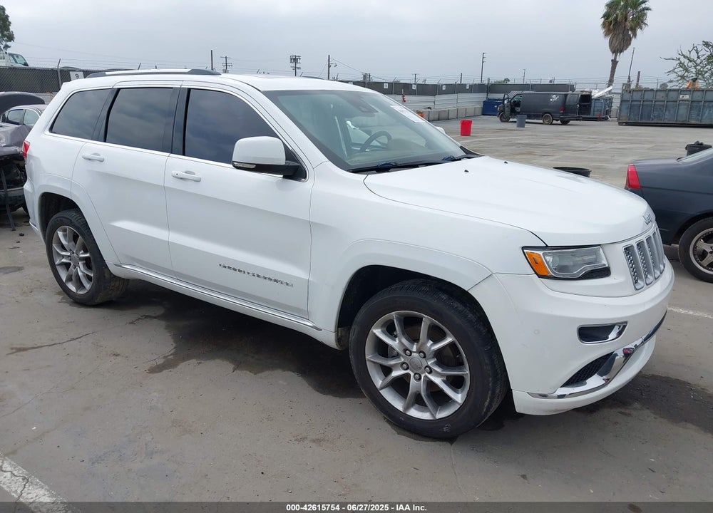 2016 JEEP GRAND CHEROKEE SUMMIT VIN: 1C4RJFJG6GC306129
