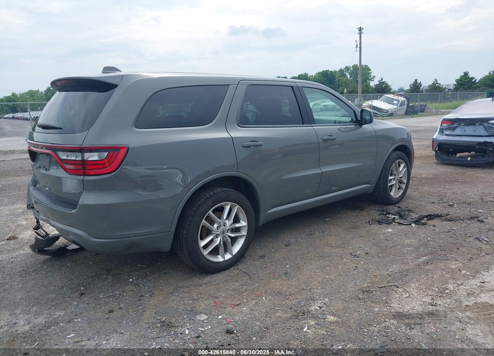 2022 DODGE DURANGO GT AWD VIN: 1C4RDJDG7NC220637