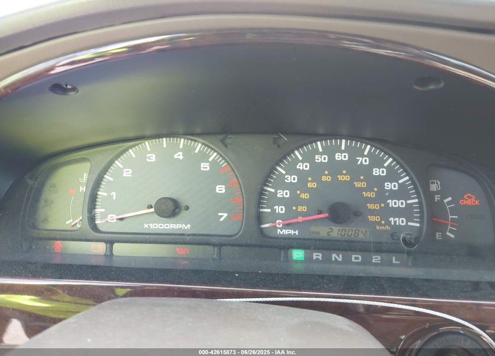 2001 TOYOTA 4RUNNER LIMITED V6 VIN: JT3GN87RX10191726