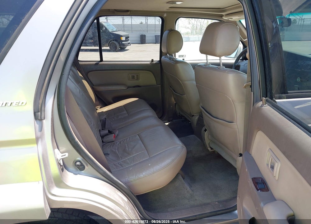 2001 TOYOTA 4RUNNER LIMITED V6 VIN: JT3GN87RX10191726