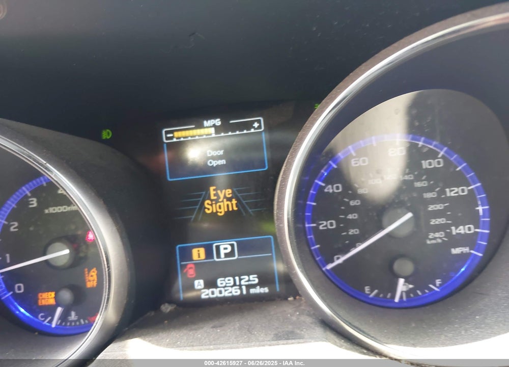 2016 SUBARU LEGACY VIN: 4S3BNAN61G3029836