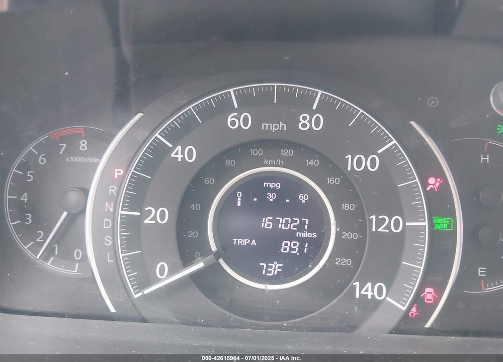 2016 HONDA CR-V VIN: 5J6RM4H72GL030396