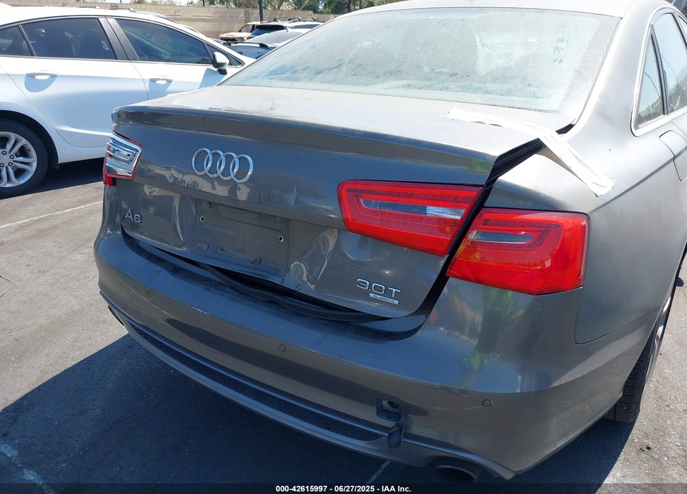 2012 AUDI A6 3.0 PREMIUM VIN: WAUJGAFC2CN138425