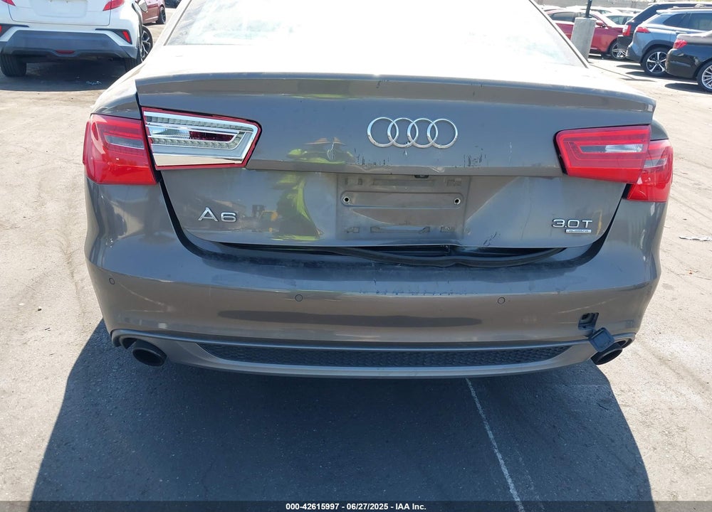 2012 AUDI A6 3.0 PREMIUM VIN: WAUJGAFC2CN138425