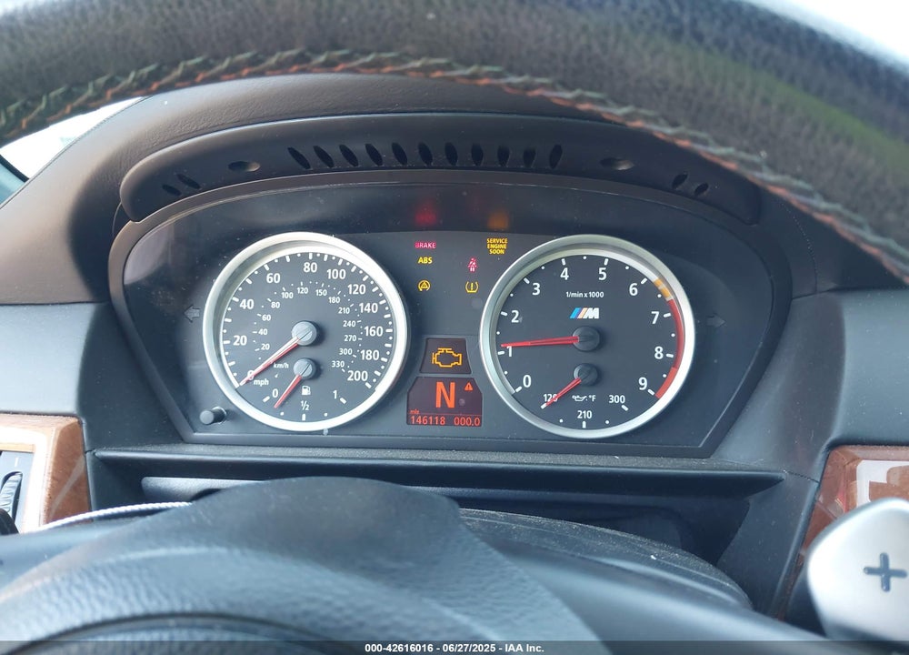 2007 BMW M5 VIN: WBSNB93587CX06825