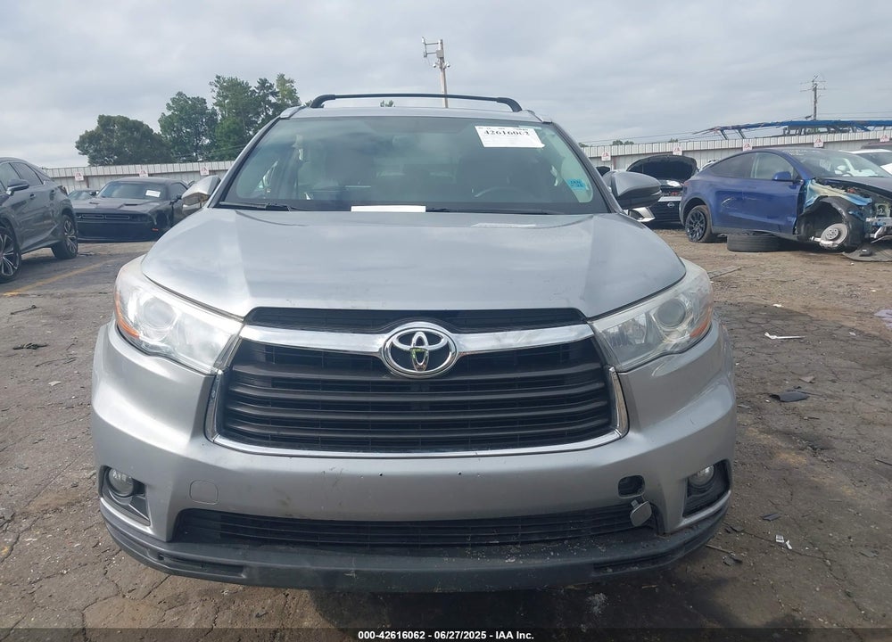 2016 TOYOTA HIGHLANDER VIN: 5TDKKRFHXGS140164