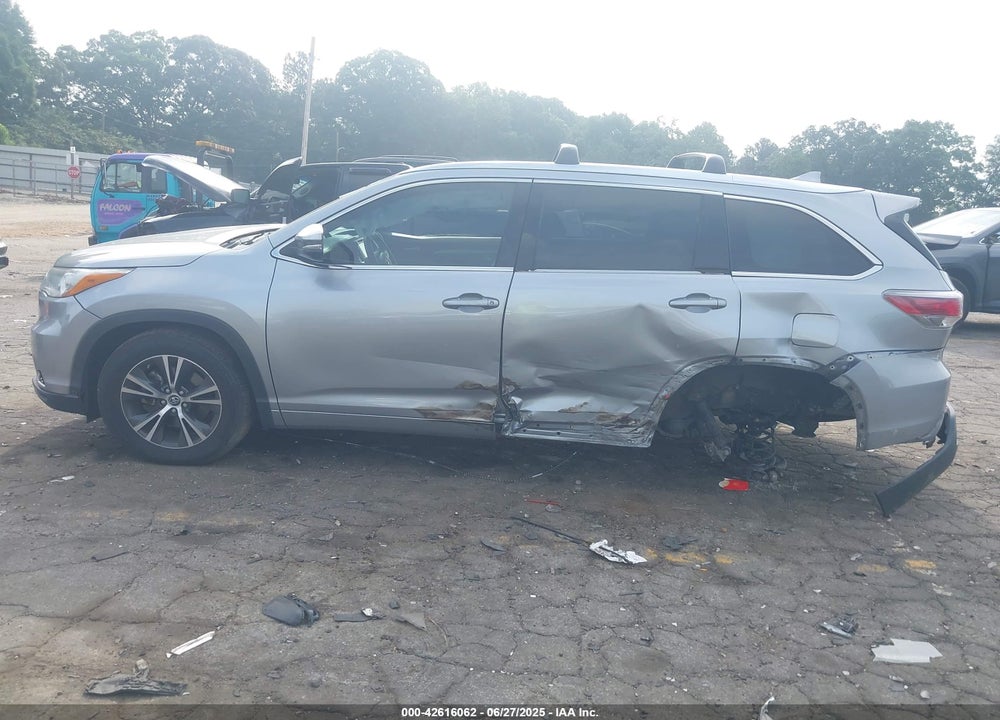 2016 TOYOTA HIGHLANDER VIN: 5TDKKRFHXGS140164