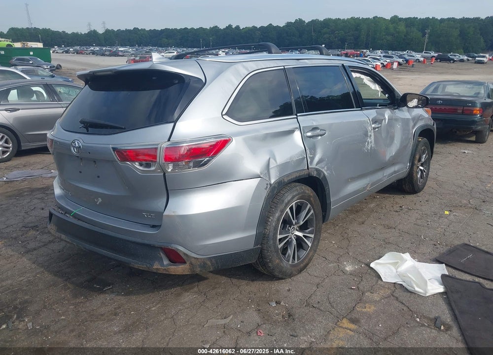 2016 TOYOTA HIGHLANDER VIN: 5TDKKRFHXGS140164