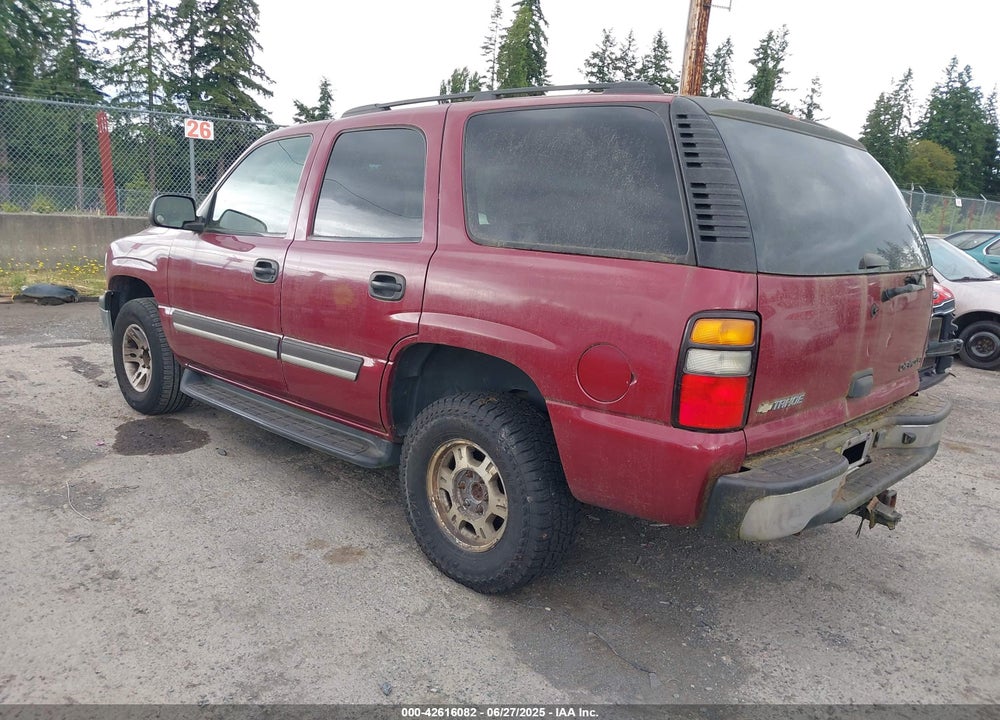 2005 CHEVROLET TAHOE LS VIN: 1GNEC13V25J257261