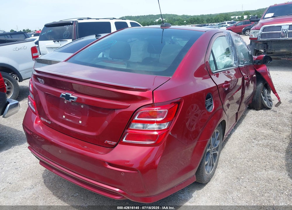 2020 CHEVROLET SONIC VIN: 1G1JD5SB5L4141463