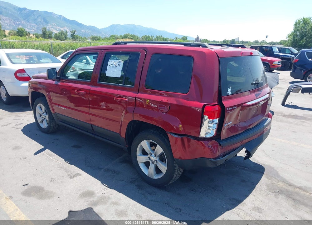 2017 JEEP PATRIOT LATITUDE 4X4 VIN: 1C4NJRFB5HD162520
