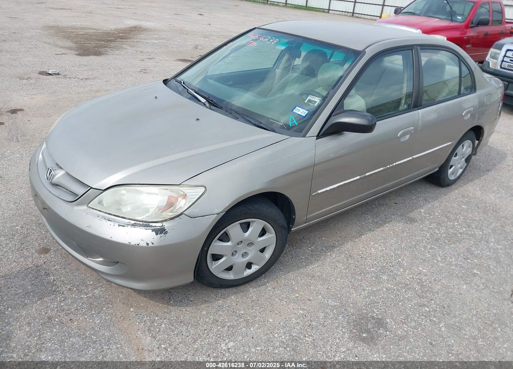 2004 HONDA CIVIC LX VIN: 2HGES16544H581496
