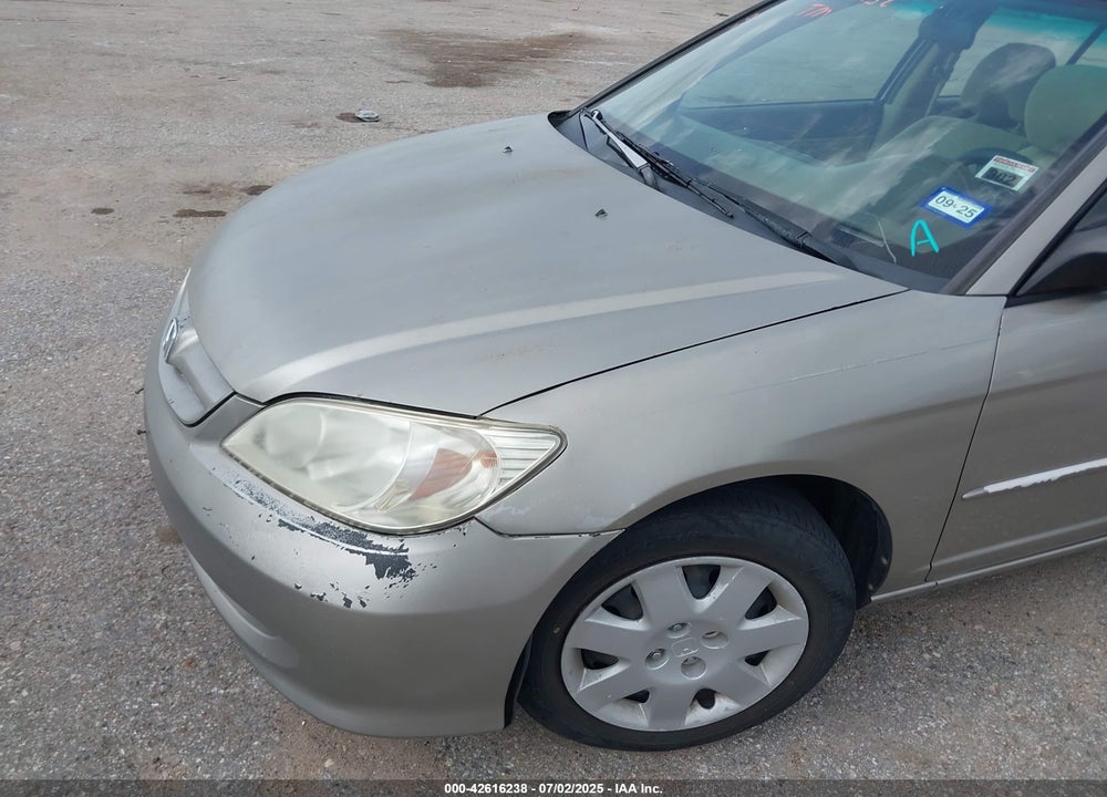 2004 HONDA CIVIC LX VIN: 2HGES16544H581496
