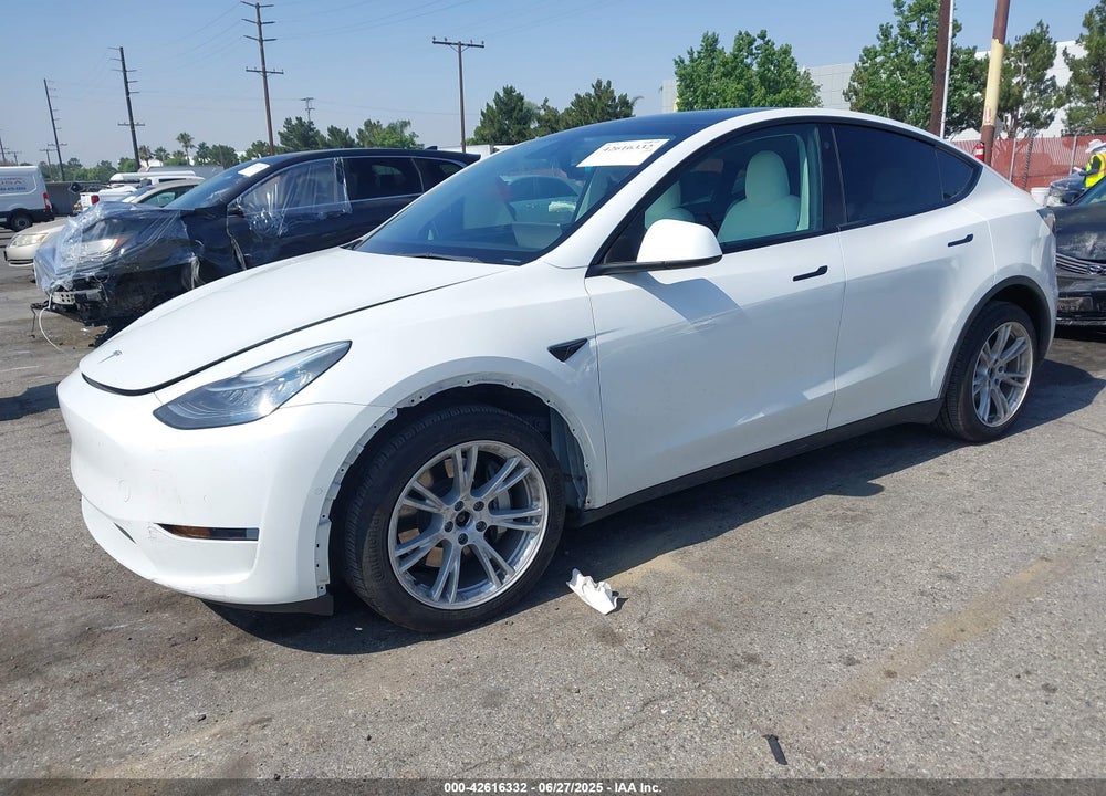 2021 TESLA MODEL Y LONG RANGE DUAL MOTOR ALL-WHEEL DRIVE VIN: 5YJYGDEE7MF269498
