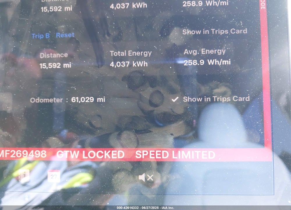 2021 TESLA MODEL Y LONG RANGE DUAL MOTOR ALL-WHEEL DRIVE VIN: 5YJYGDEE7MF269498