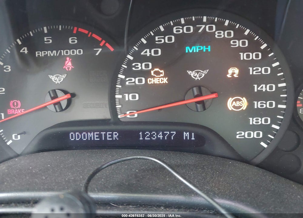 2000 CHEVROLET CORVETTE VIN: 1G1YY22G3Y5108198