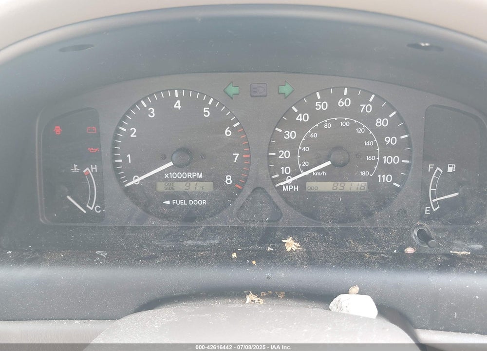 2002 TOYOTA COROLLA LE VIN: 2T1BR12E72C537034