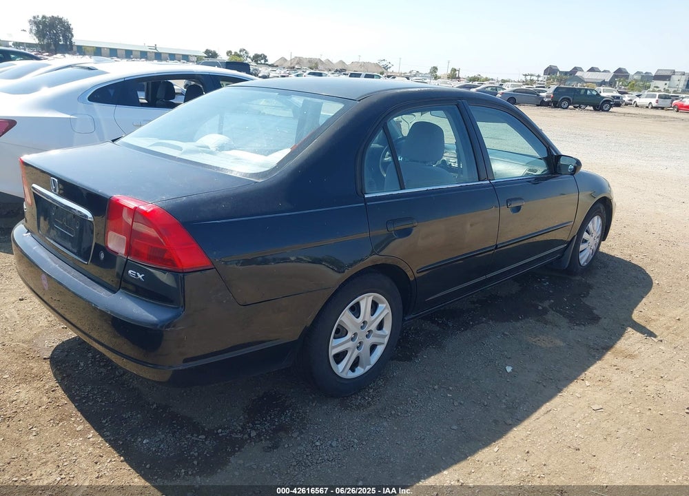 2001 HONDA CIVIC EX VIN: 1HGES26761L050743