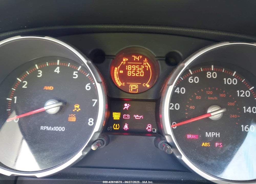 2010 NISSAN ROGUE VIN: JN8AS5MV9AW110291