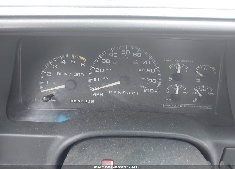 1996 GMC SIERRA C1500 VIN: 1GTEC14W6TZ514792
