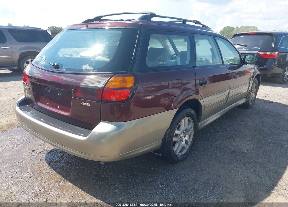 2000 SUBARU OUTBACK VIN: 4S3BH6657Y7648185